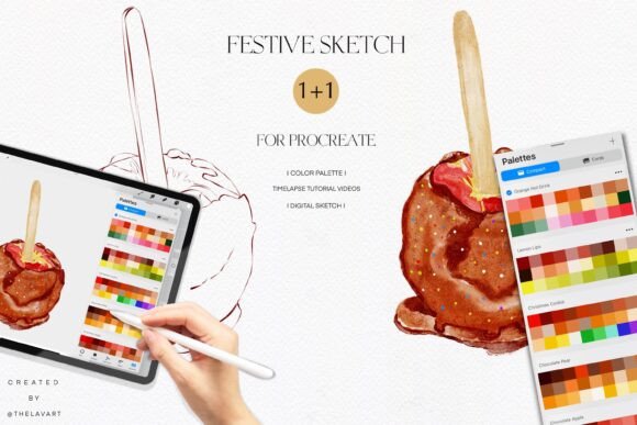 Chocolate Apple Sketch Color Palette: Creative Inspiration for Every Artist