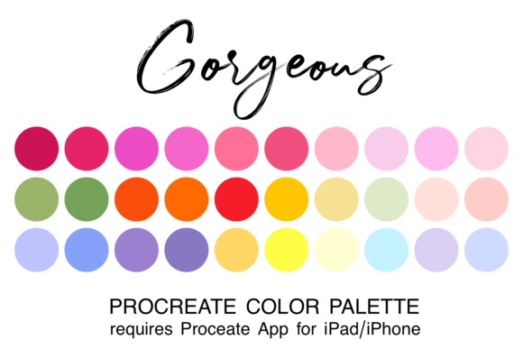 Elevate Your Digital Art with the Gorgeous Procreate Color Palette