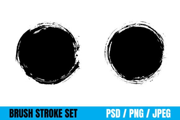 Exploring the Creative Potential of Circle Stroke Set and Rounded Grungy Stroke in Design Projects