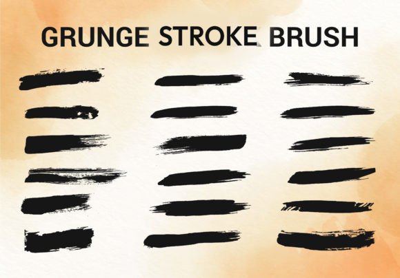 Grunge Stroke Brush Set Collection – The Ultimate Tool for Creative Expression