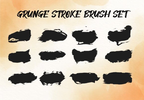 Hand Drawn Grunge Stroke Brush Set – Creative Expression Made Easy