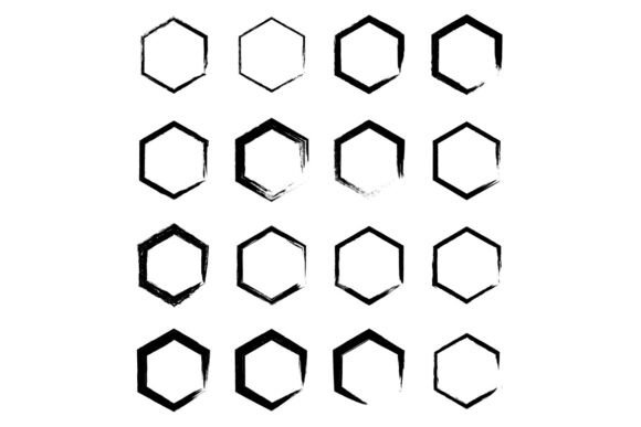 Polygoan Brush Vector: Creative Design Made Simple
