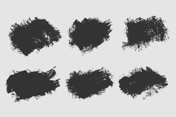 Rough & Bold Grunge Brush Strokes