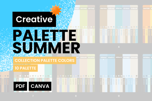 Summer Color Inspiration: 10 Ready-to-Use Palette Combinations