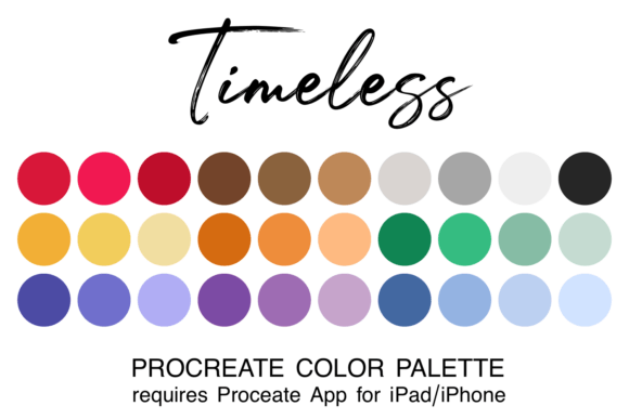 Timeless Procreate Color Palette: Elevate Your Digital Art with Lasting Appeal